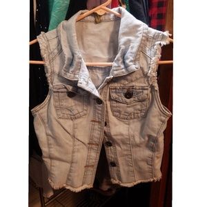 Jean Material Vest